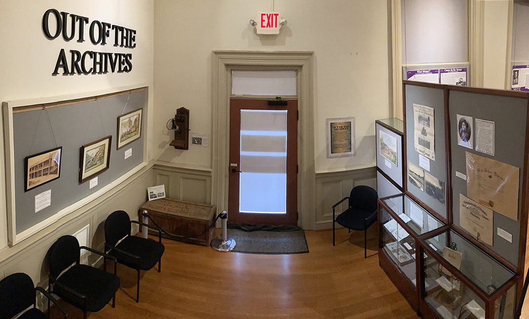 New permanent exhibit: “Out of the Archives”